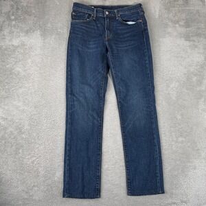 Levis 511 Premium Jeans Mens 31x32 Blue Slim Fit Stretch Dark Wash Denim